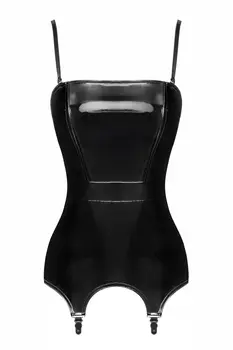 F381 Dominae Venom Corsagen-Kleid schwarz - 3XL