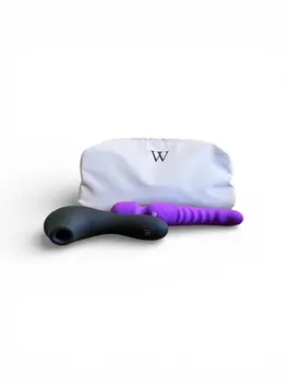 Venus Dual-Head Wand Vibrator/Soft Dildo X Drusilla - Magic Tongue Vibrator
