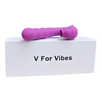 Feronia - The Licking Vibrator, Rotating Head G-Spot Vibrator & Clit Licker
