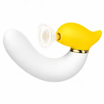 Calyra™ Banana Vibrator – Luxury Rotating Suction Vibrator